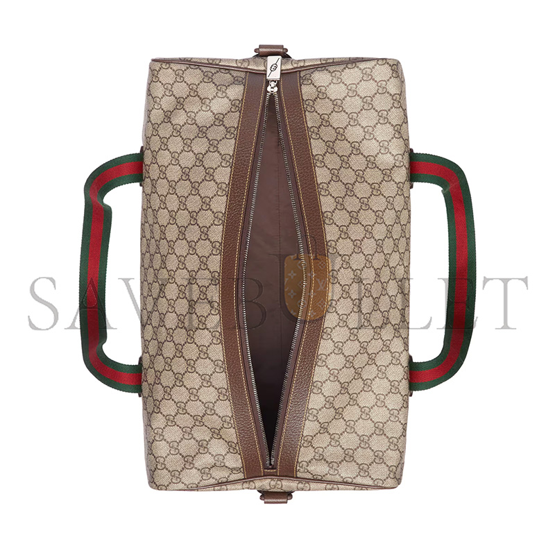 G*u*i medium duffle bag with web 758664 (45.5*29*27cm)